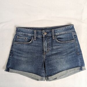Joe's Cuffed Denim Jean Shorts High Rise 24